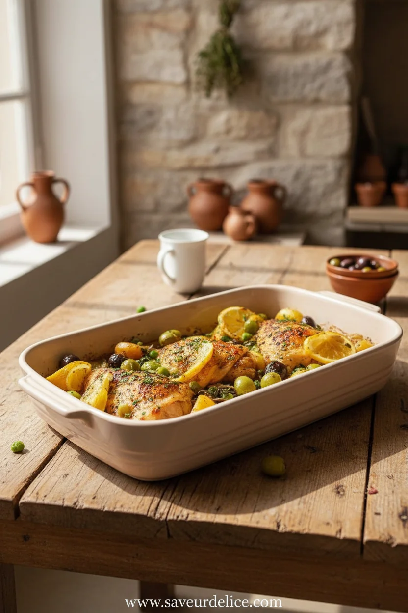 Poulet Rôti aux Olives Vertes : La Recette Facile et Savoureuse