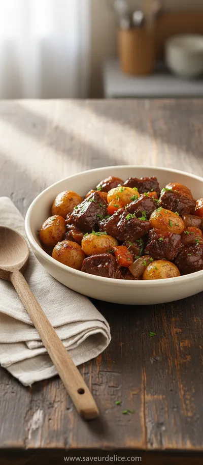 Bœuf Bourguignon Traditionnel Sans Alcool - ready to serve