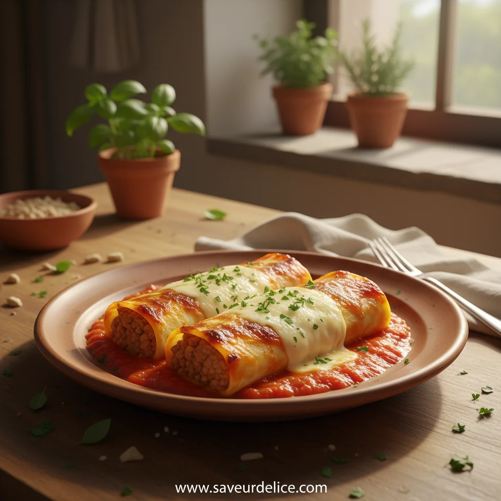 Cannelloni à la Sicilienne : Le Plat Réconfortant Baigné de Soleil