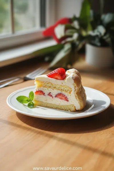 Ma Charlotte aux Fraises : Un Souvenir d'Été en Douceur - ready to serve