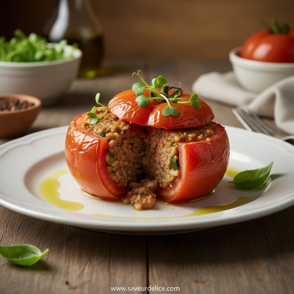 Tomates Farcies en Conserve : La Recette Qui Capture l'Été - ready to serve