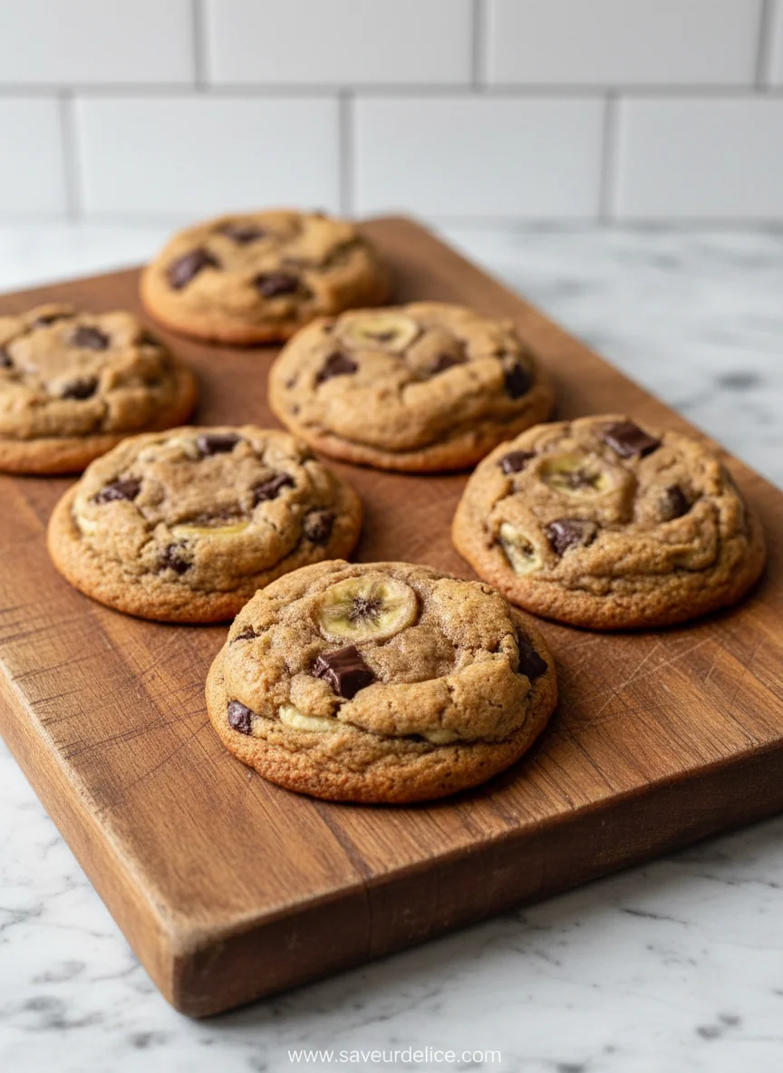 Cookies Banana Bread : Le Réconfort d'un Cake Moelleux dans un Biscuit