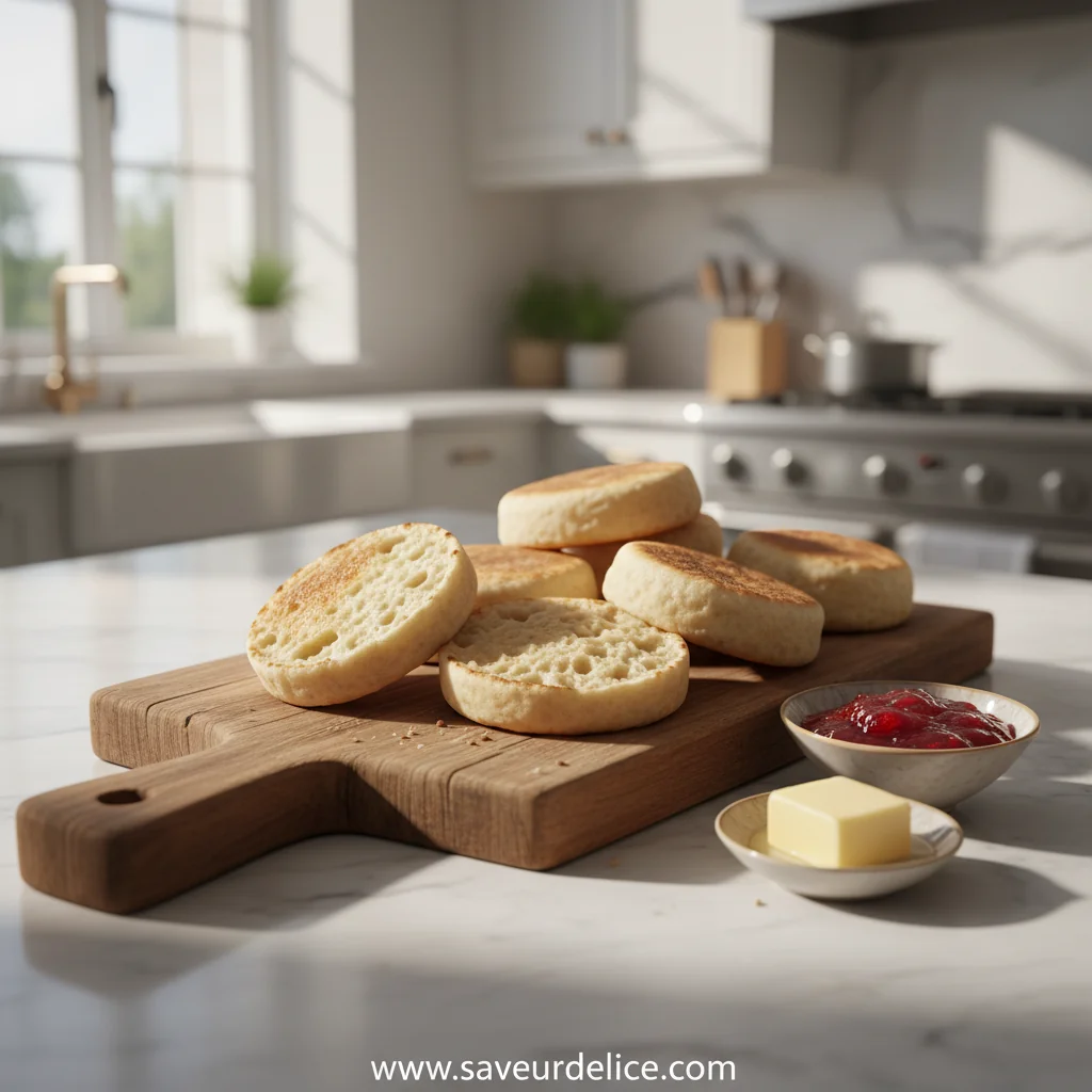 English Muffins Maison : La Recette pour des Matins Doux et Réconfortants
