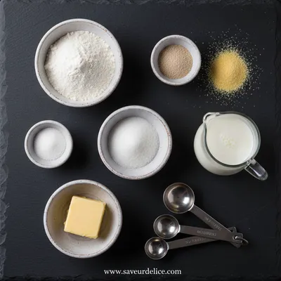 English Muffins Maison : La Recette pour des Matins Doux et Réconfortants - ingredients preparation