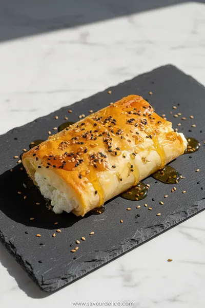 Feuilleté Feta Miel Sésame : La Douceur Salée Parfaite