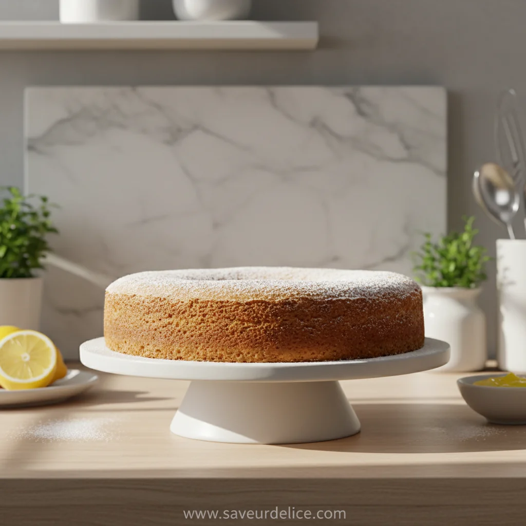 Gâteau au Citron sans Farine ni Beurre : Douceur Aérienne