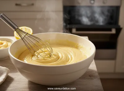 Gâteau au Citron sans Farine ni Beurre : Douceur Aérienne - cooking process