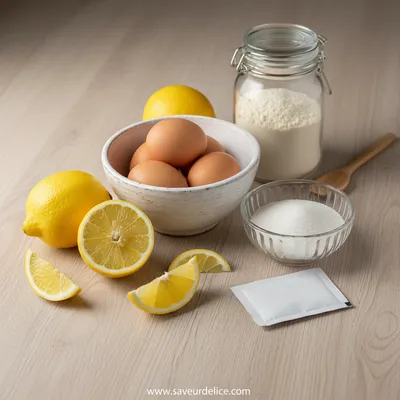 Gâteau au Citron sans Farine ni Beurre : Douceur Aérienne - ingredients preparation