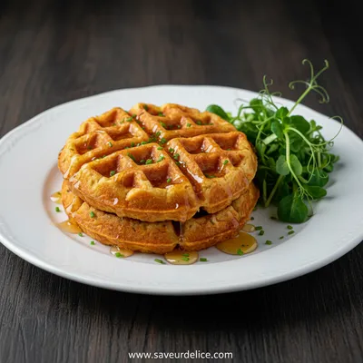 Gaufres Salées à la Carotte et Comté : Douceur et Réconfort - ready to serve