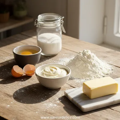 Gâteau aux Petits Suisses : La Recette Douce et Moelleuse de Mon Enfance - ingredients preparation
