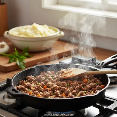 Mon Hachis Parmentier au Bœuf : Le Goût Réconfortant de Mon Enfance - cooking process