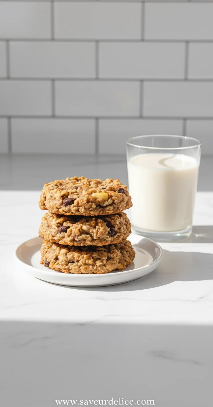 Cookies Moelleux du Matin : Une Douceur Saine pour le Petit-Déjeuner