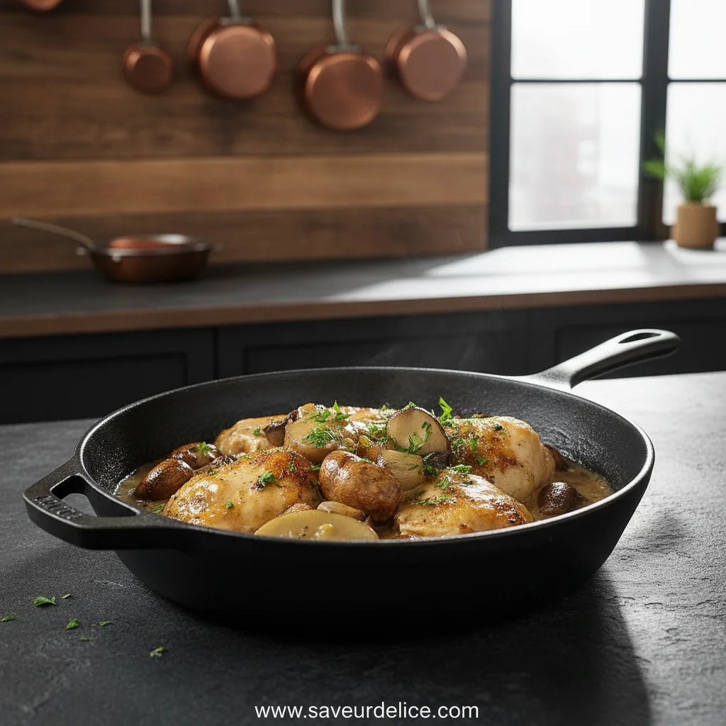 My Favorite Creamy Poulet aux Champignons