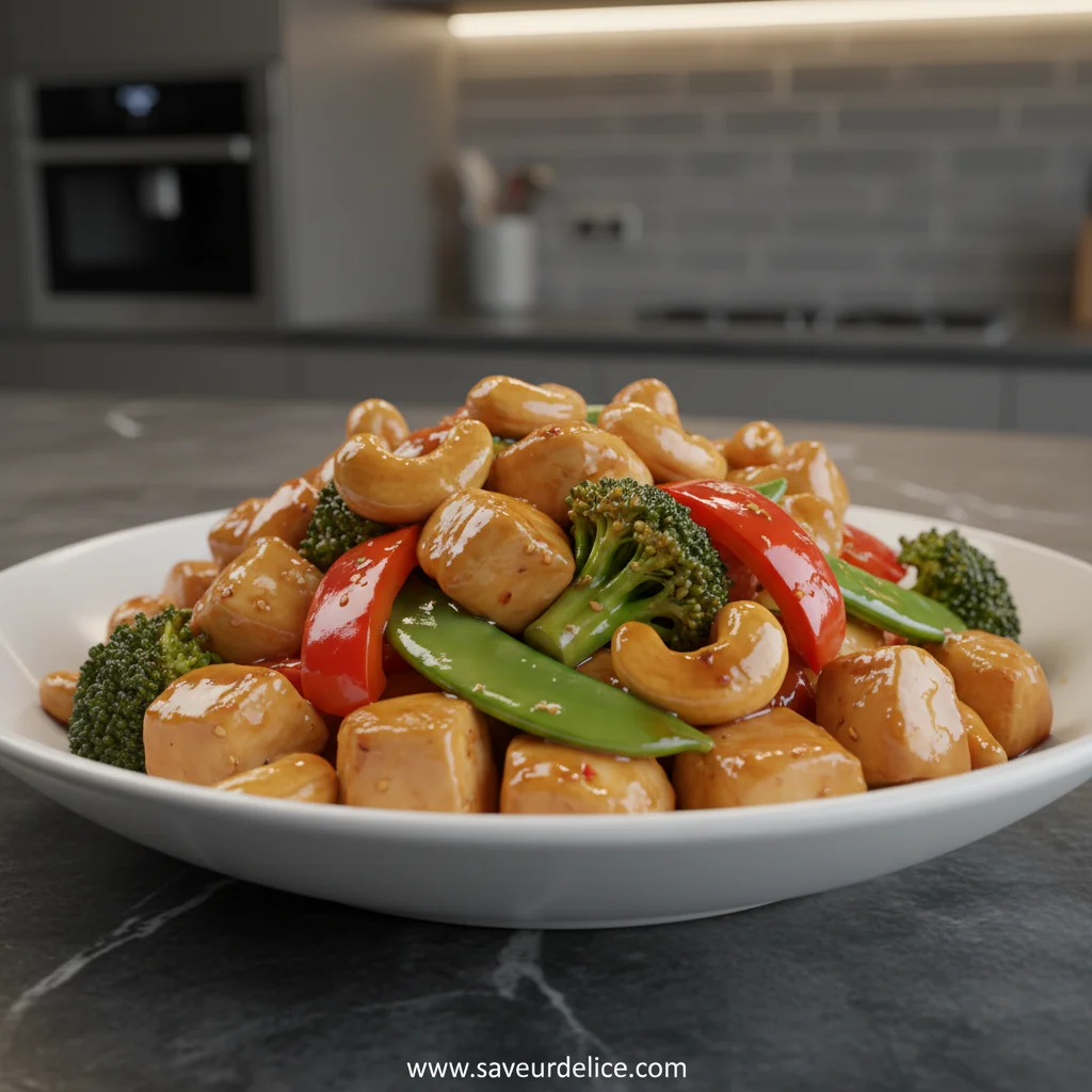 Poulet Sauté aux Noix de Cajou : Un Classique Réconfortant