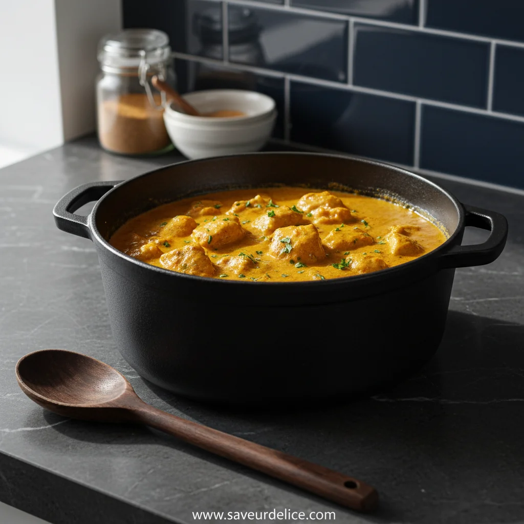 Poulet au Curry et Lait de Coco : La Recette Réconfortante de Mon Enfance