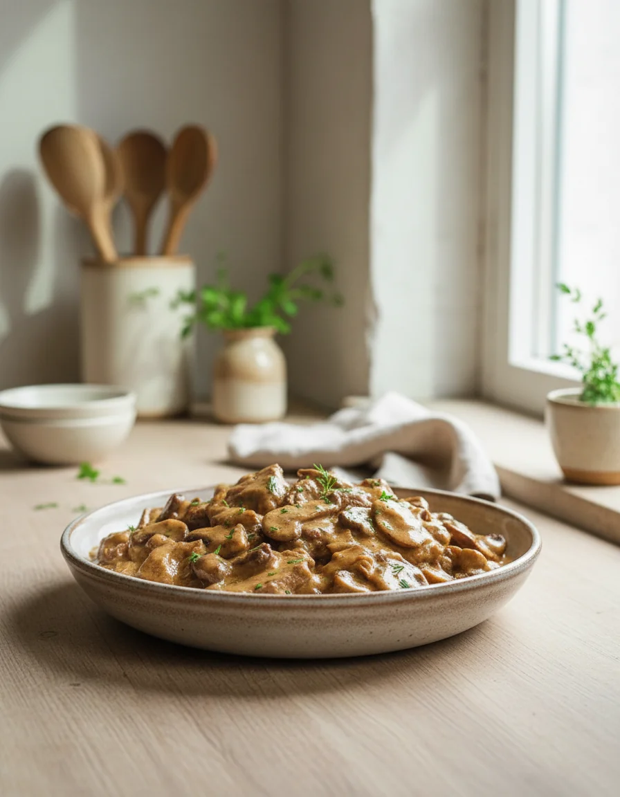 Recette de Bœuf Stroganoff : Facile et Crémeux