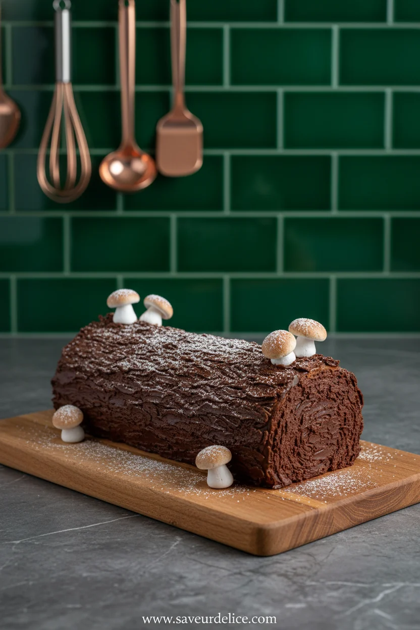Bûche de Noël au Chocolat : Ma Recette Douce et Réconfortante - feature image