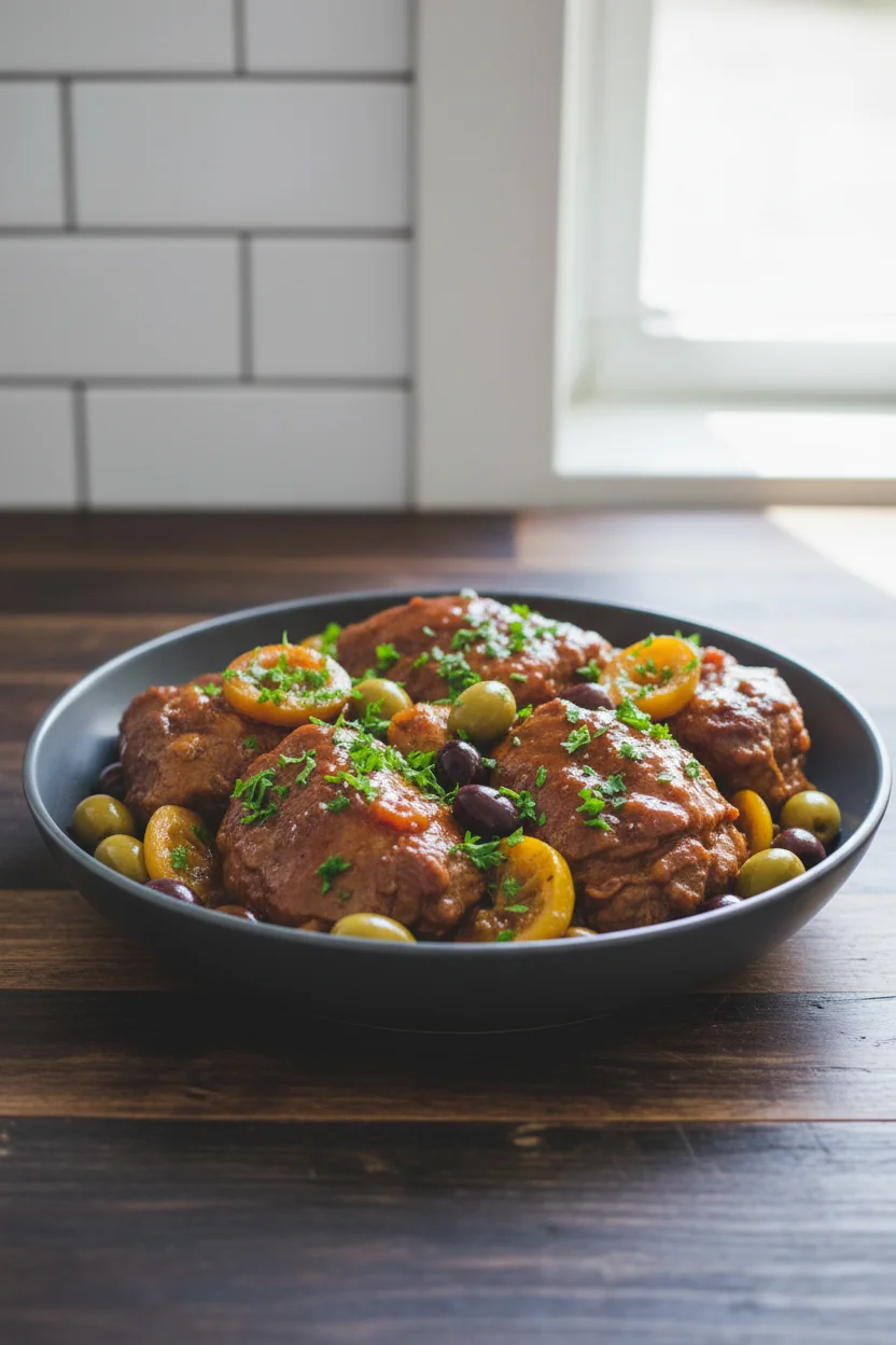 Jarret de Veau aux Olives et Citron : Recette Fondante