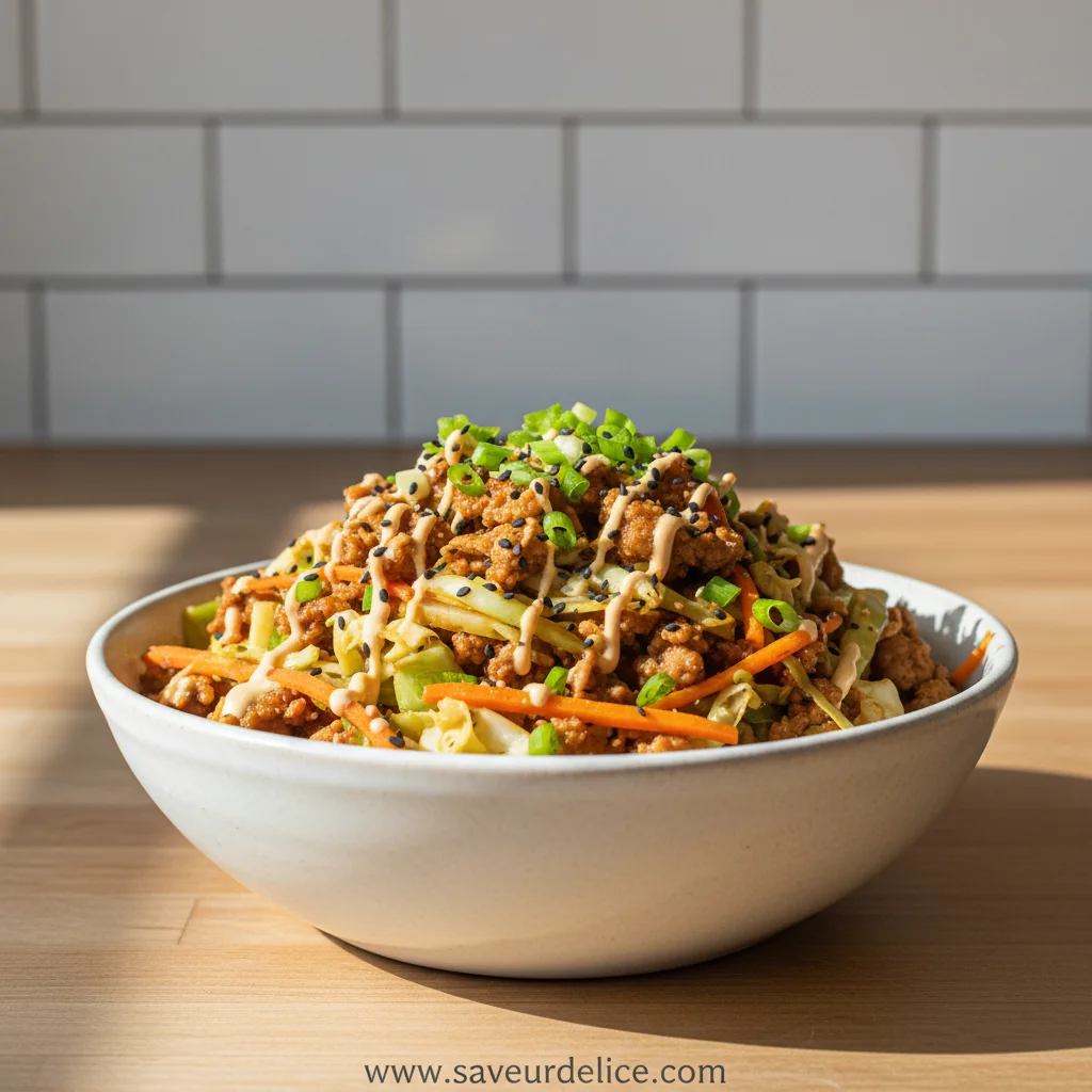 Bol Façon Egg Roll : Tout le Plaisir, Sans la Friture