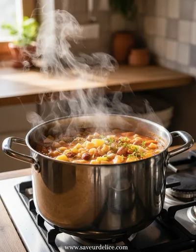 Soupe Minestrone Italienne : La Recette Authentique et Réconfortante - cooking process