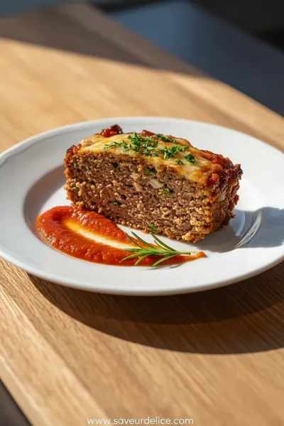 Pain de Viande Italien au Parmesan : La Recette Tendre et Juteuse de Mon Enfance - ready to serve
