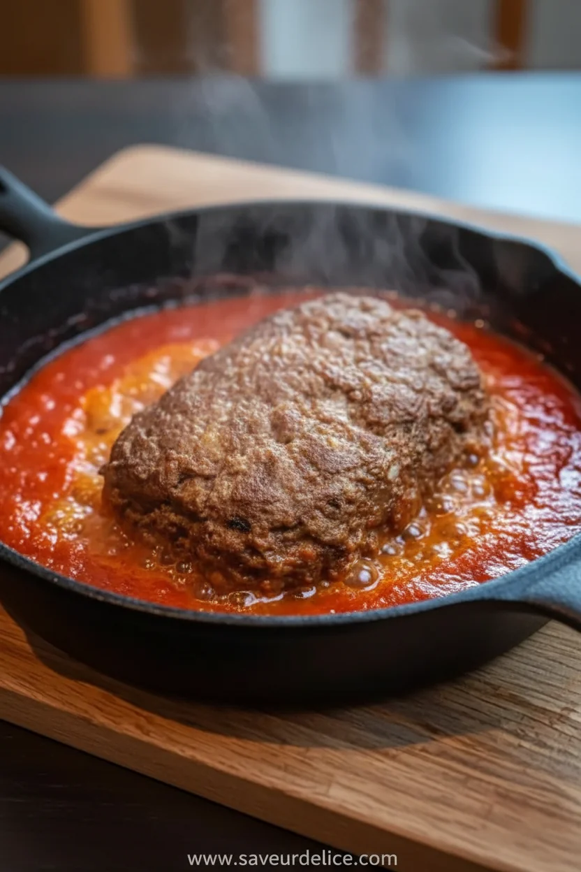 Pain de Viande Italien au Parmesan : La Recette Tendre et Juteuse de Mon Enfance - cooking process
