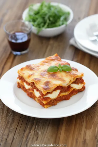 Lasagnes Napolitaines Authentiques : Ma Recette Secrète - ready to serve