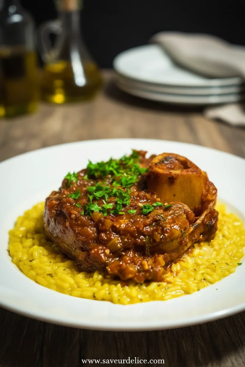 Osso Buco à la Milanaise : Une Douce Étreinte Italienne - ready to serve