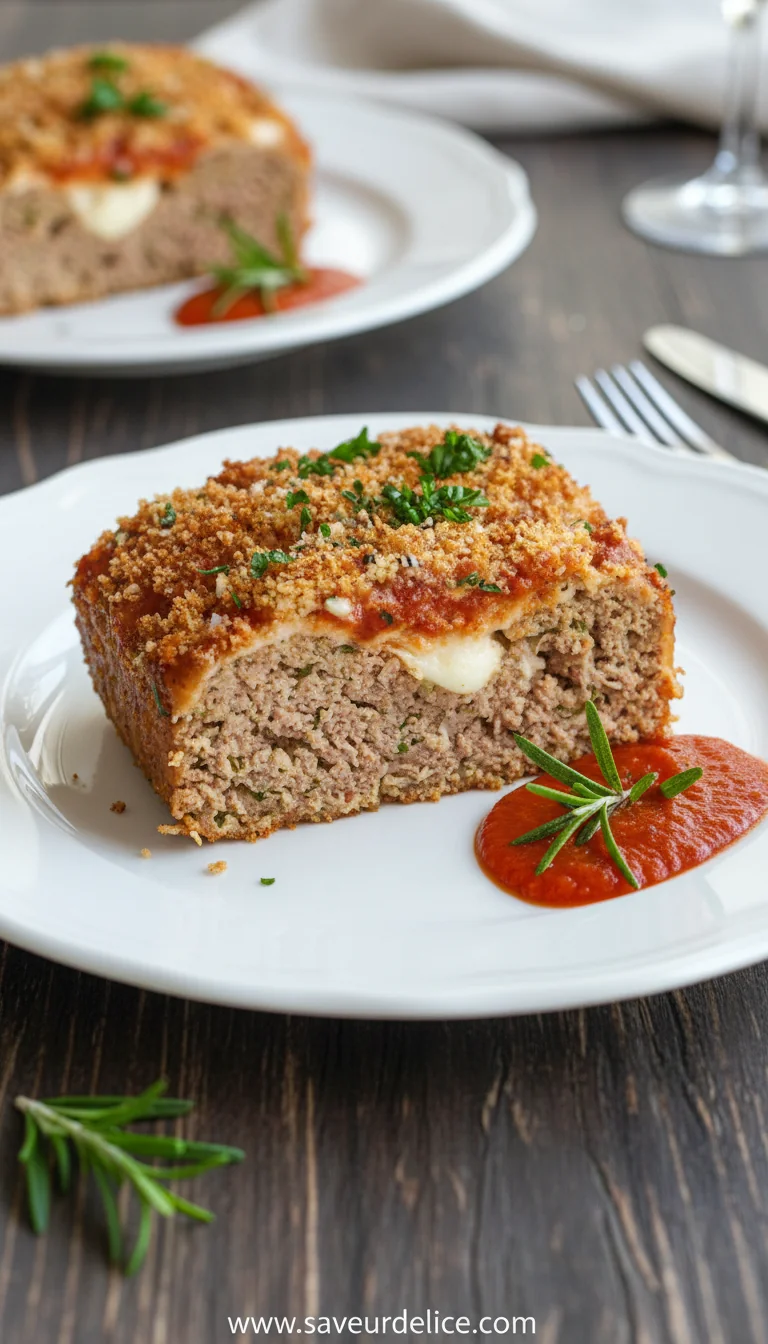 Pain de Viande à l'Italienne : La Recette Tendre et Juteuse de Mon Enfance - ready to serve