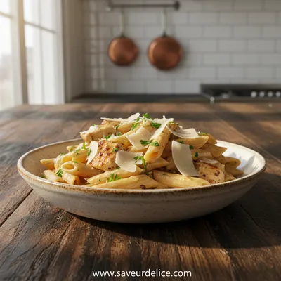 Penne au Poulet Crèmeux : Ma Recette Câlin du Soir