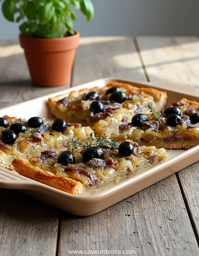 Pissaladière Provençale - ready to serve