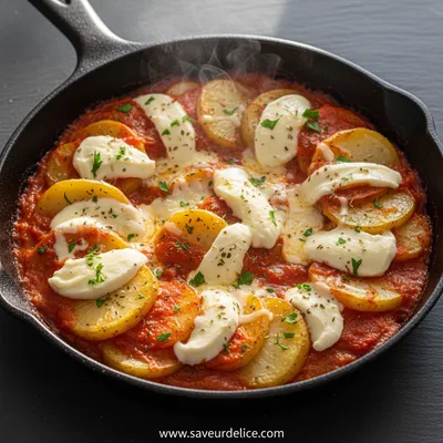 Pommes de Terre à la Pizzaiola : Mon Plat Réconfortant - cooking process