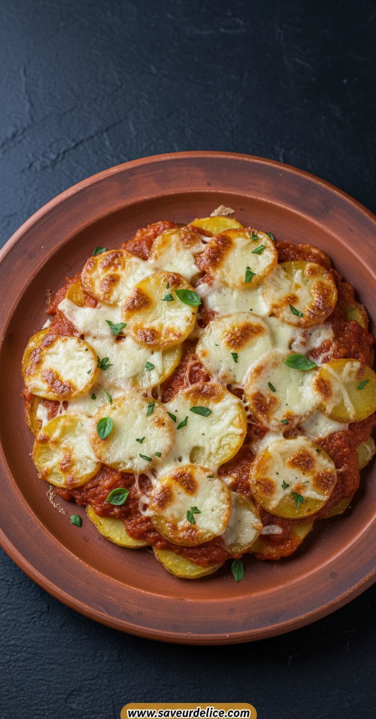 Pommes de Terre à la Pizzaiola : Mon Plat Réconfortant - ready to serve