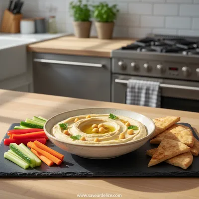 Recette de Houmous Crémeux : Mon Obsession Maison - ready to serve