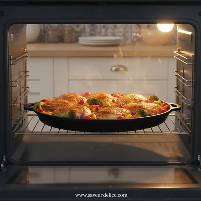 Cuisses de Poulet Rôties et Légumes d'Automne - cooking process