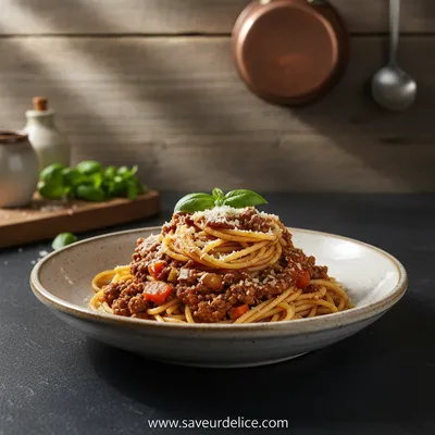 Spaghetti Bolognaise : La Recette Réconfortante qui Embaume la Maison