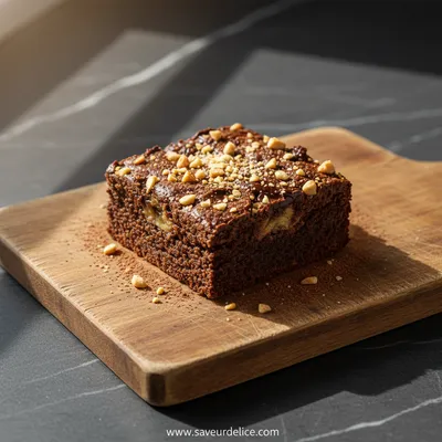 Brownies Banane Beurre de Cacahuète Sans Sucre : Ma Douceur Healthy