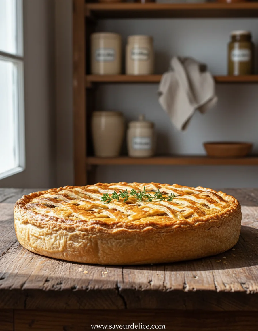 Tourte Forestière aux Champignons : Une Étreinte Chaleureuse