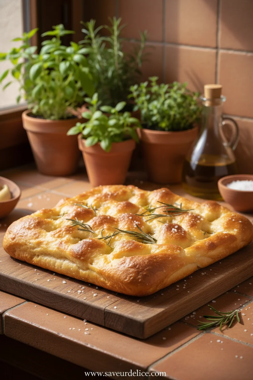 Focaccia Italienne Traditionnelle : Le Goût Authentique de l'Italie