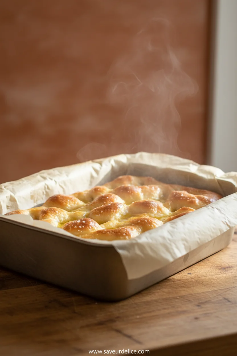 Focaccia Italienne Traditionnelle : Le Goût Authentique de l'Italie - cooking process