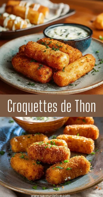 Croquettes de Thon Maison : Moelleuses et Dorées