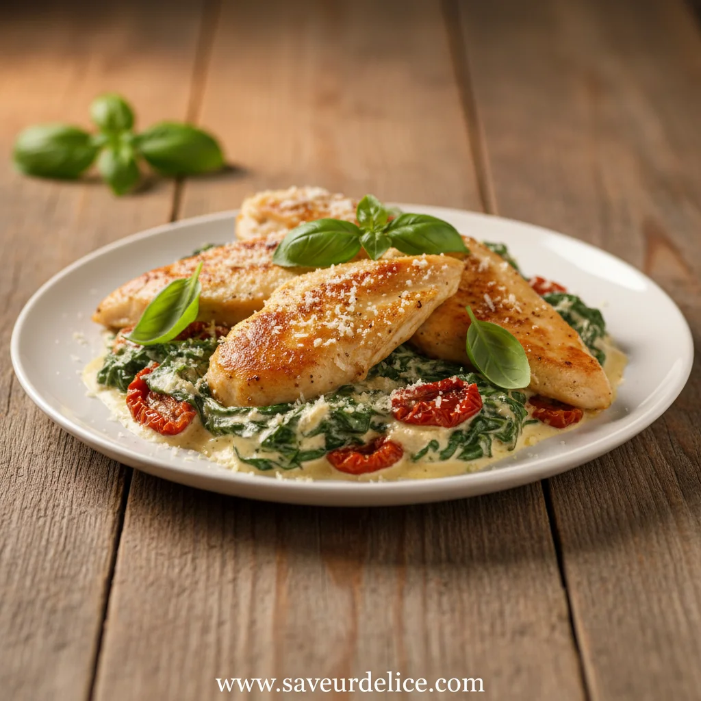 Poulet Toscan Crémeux : Un Voyage en Italie - ready to serve