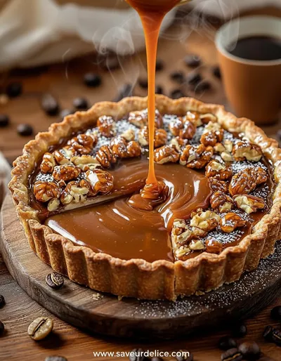 Ma Tarte Rustique aux Noix et au Café, un Doux Parfum d'Automne - cooking process