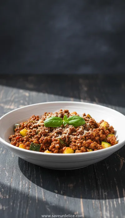 Bolognese de Courgettes : La Recette Légère et Réconfortante