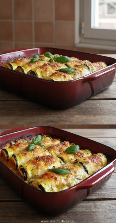 Cannellonis de Courgettes à la Ricotta et Épinards : Ma Recette Douceur